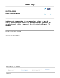 NBN EN 558:2022