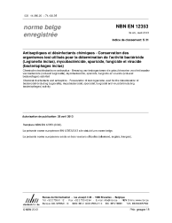 NBN EN 12353:2013
