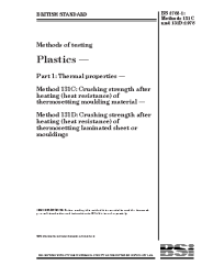 BS 2782-1:Methods 131C and 131D:1978