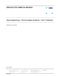 CEN/CLC/TR 17603-31-09:2021