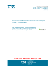 UNE-CEN/TS 15209:2022