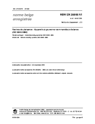 NBN EN 28848/A1:2001