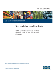 BS ISO 230-1:2012