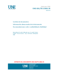 UNE-ISO/TR 15801:2019 IN