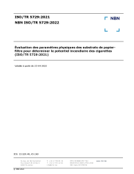 NBN ISO/TR 5729:2022