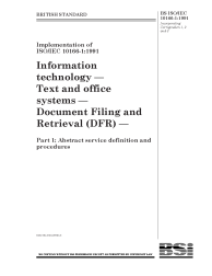 BS ISO/IEC 10166-1:1991