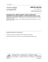 NBN EN 4500-005:2012