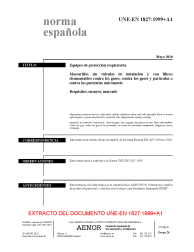 UNE-EN 1827:1999+A1:2010 (R2017)