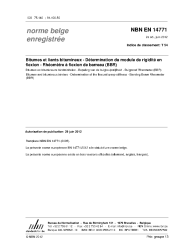 NBN EN 14771:2012