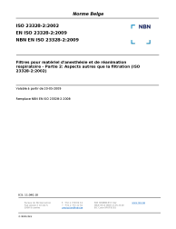 NBN EN ISO 23328-2:2009