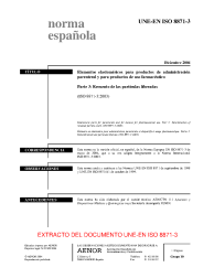 UNE-EN ISO 8871-3:2004