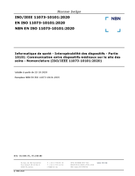 NBN EN ISO 11073-10101:2020