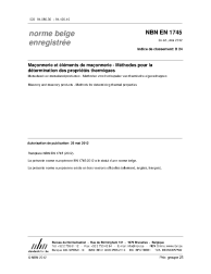 NBN EN 1745:2012
