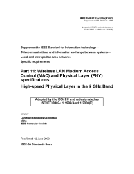 IEEE 802.11a:1999 (R2003)