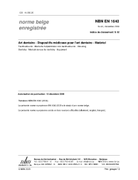 NBN EN 1640:2009