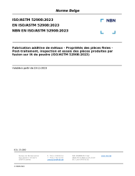 NBN EN ISO/ASTM 52908:2023