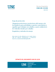 UNE-EN 13158:2018
