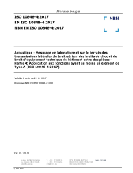 NBN EN ISO 10848-4:2017