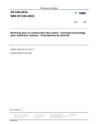 NBN EN 536:2015
