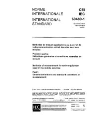 IEC 60489-1:1983