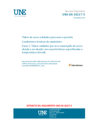 UNE-EN 10217-5:2019