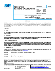 SAE AMS 4994B:2023-09-07