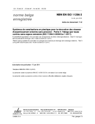 NBN EN ISO 11296-3:2011