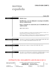 UNE-EN ISO 21007-2:2016