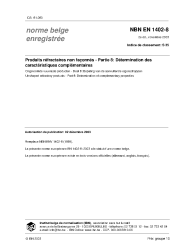 NBN EN 1402-8:2003