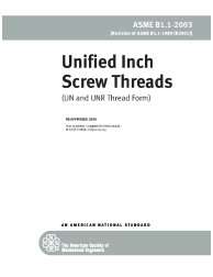 ASME B1.1-2003 (R2008)