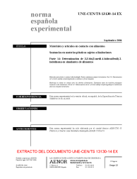 UNE-CEN/TS 13130-14:2006 EX