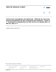 CEN/TR 15316-6-7:2017