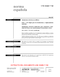UNE 20460-7-740:2007
