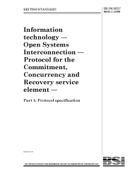 BS ISO/IEC 9805-1:1998