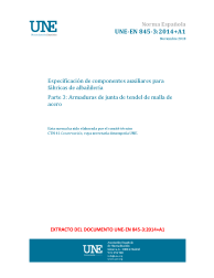 UNE-EN 845-3:2014+A1:2018