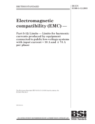 BS EN 61000-3-12:2005