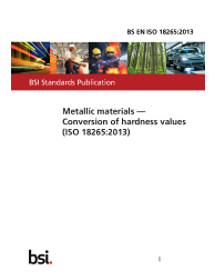 BS EN ISO 18265:2013