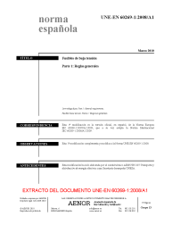 UNE-EN 60269-1:2008/A1:2010