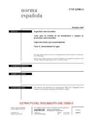 UNE 23580-3:2005