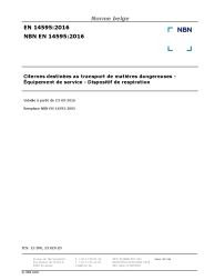 NBN EN 14595:2016