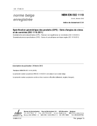 NBN EN ISO 1119:2012