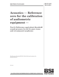 BS EN ISO 389-8:2004