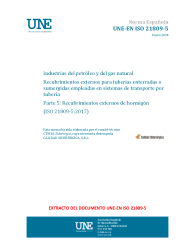 UNE-EN ISO 21809-5:2018