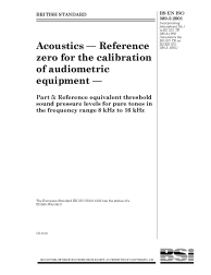 BS EN ISO 389-5:2001