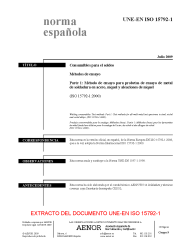 UNE-EN ISO 15792-1:2009