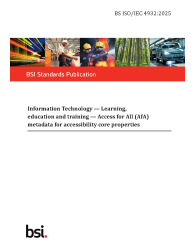 BS ISO/IEC 4932:2025