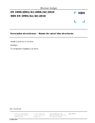 NBN EN 1990/A1/AC:2010
