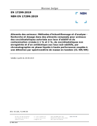 NBN EN 17299:2019