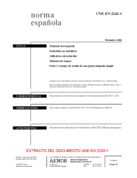 UNE-EN 2243-1:2006