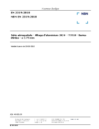 NBN EN 2319:2018